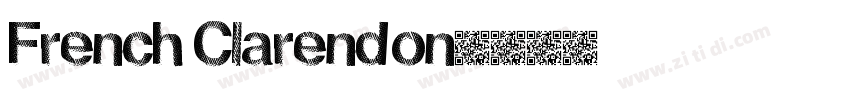 French Clarendon字体转换
